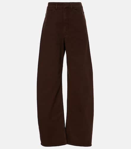 Pantalon barrel à taille haute en coton - Lemaire - Modalova