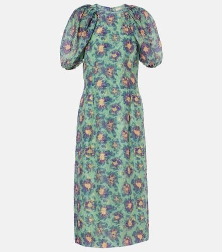 Robe midi Amandine à manches bouffantes - Ulla Johnson - Modalova