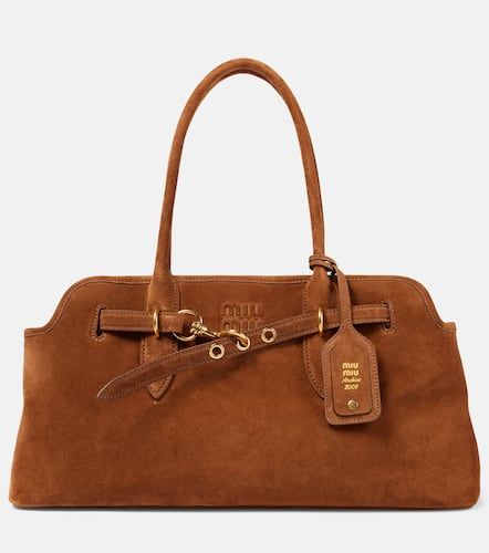 Miu Miu Sac Aventure en daim - Miu Miu - Modalova