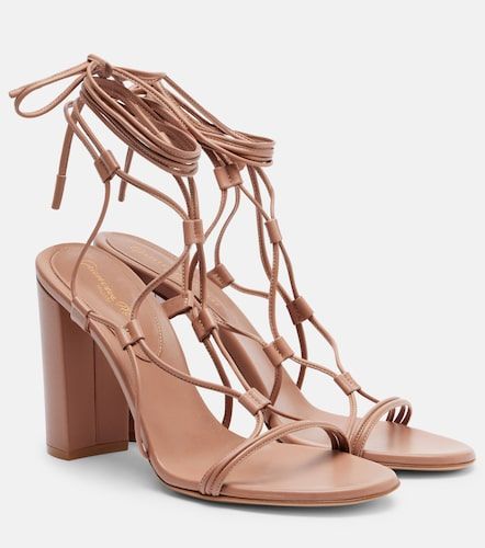 Gianvito Rossi Sandales 95 en daim - Gianvito Rossi - Modalova