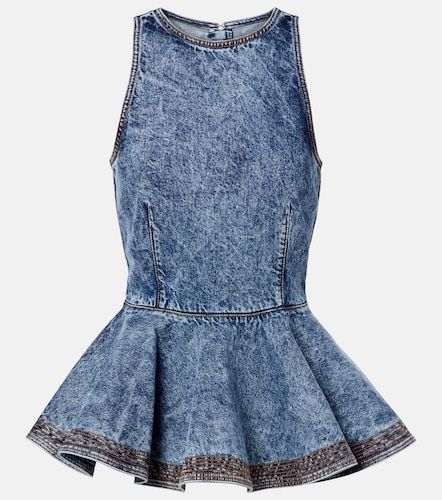 Alaïa Top en jean - Alaia - Modalova