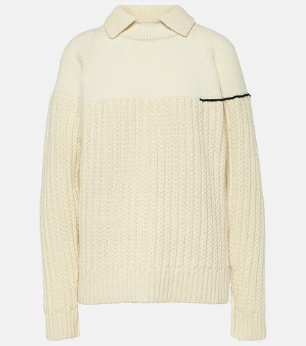 Pull en laine à double col - Victoria Beckham - Modalova