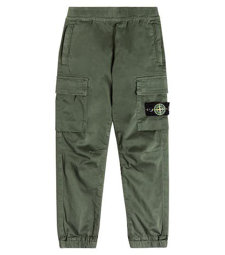 Pantalon cargo Compass en coton - Stone Island Junior - Modalova