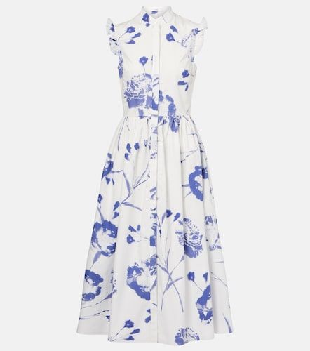 Erdem Robe midi en coton à fleurs - Erdem - Modalova