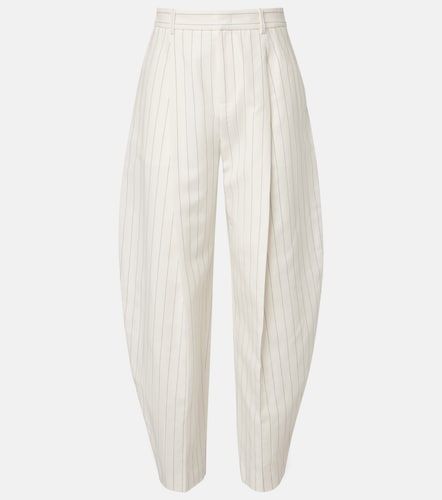 Pantalon ample Harlo en coton mélangé à rayures - Ralph Lauren Collection - Modalova