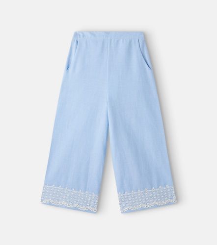 Pantalon Florelia en coton brodé - Louise Misha - Modalova