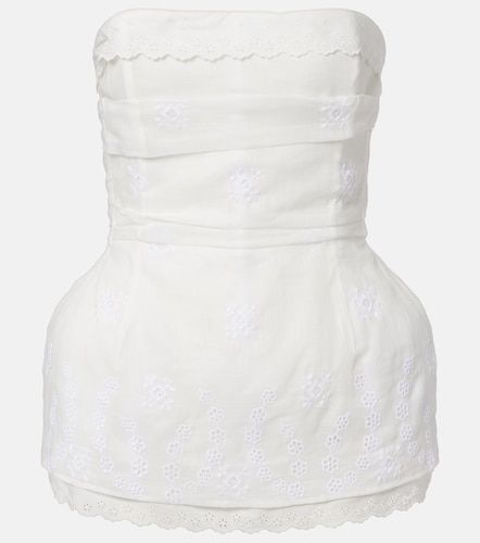Top bandeau en coton mélangé - Magda Butrym - Modalova