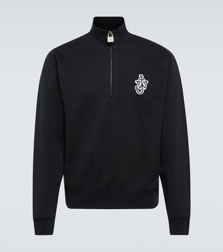 Sweat-shirt zippé en coton - JW Anderson - Modalova