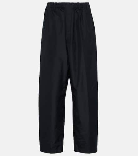 Pantalon tapered à taille haute en soie - Lemaire - Modalova