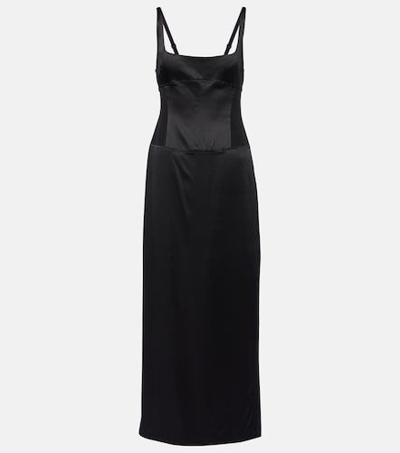 Robe midi Sonora Evening en satin de soie mélangée - SIR - Modalova