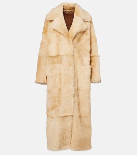 Manteau Evita Long en shearling - Nour Hammour - Modalova