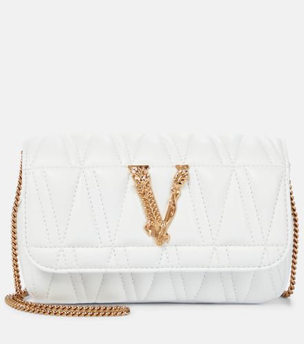 Sac à bandoulière Virtus Small en cuir - Versace - Modalova