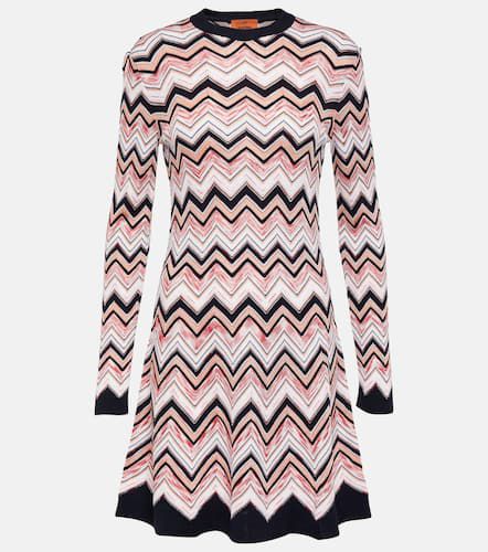 Robe Zig Zag en laine mélangée - Missoni - Modalova