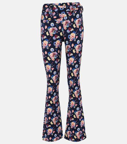 Pantalon à taille haute à fleurs - Rabanne - Modalova