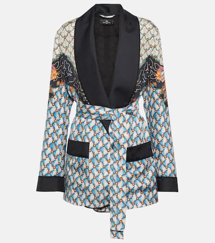 Etro Blazer imprimé en soie - Etro - Modalova