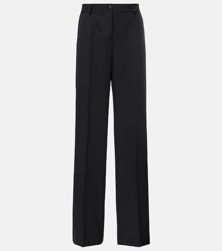 Pantalon ample en laine et soie - Dolce&Gabbana - Modalova