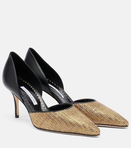 Escarpins Taylerbinu à finitions en cuir - Manolo Blahnik - Modalova