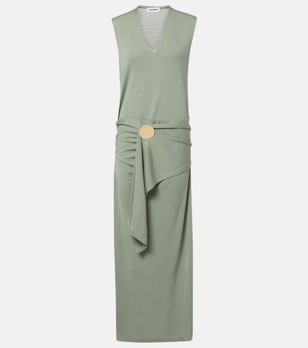 Robe longue en laine vierge - Jil Sander - Modalova