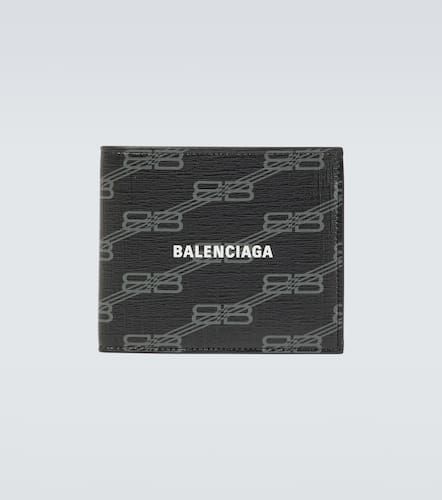 Portefeuille BB en cuir à logo - Balenciaga - Modalova