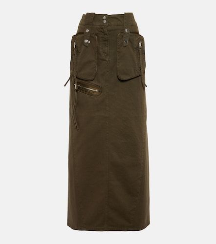 Jupe longue cargo en denim - Blumarine - Modalova