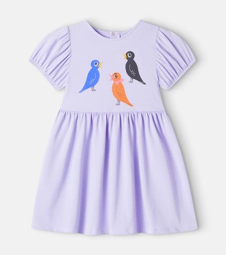 Robe en coton mélangé à imprimé - Mini Rodini - Modalova