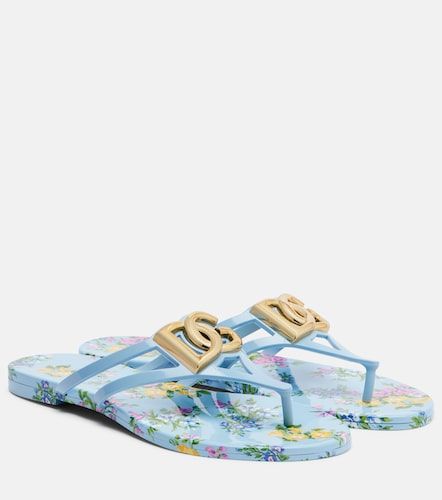Dolce&Gabbana Tongs à fleurs - Dolce&Gabbana - Modalova
