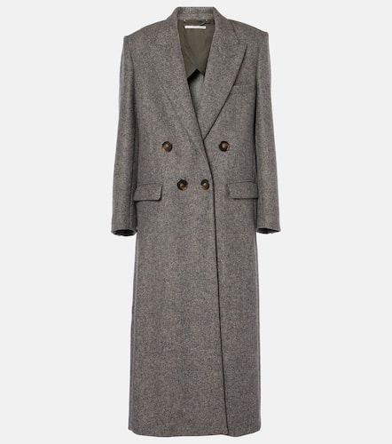 Manteau en laine et soie mélangées - Stella McCartney - Modalova