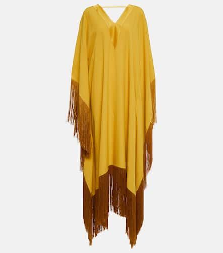 Cafetan Fringed California en crêpe - Taller Marmo - Modalova
