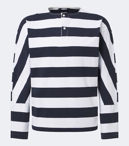 T-shirt Henley Marinière en coton - Jacquemus - Modalova