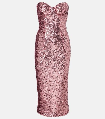Robe bustier à sequins - Dolce&Gabbana - Modalova