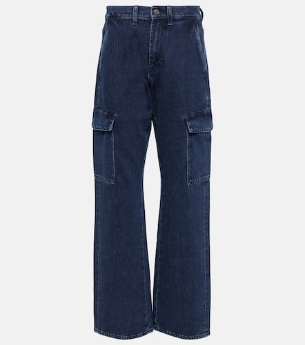 Jean droit Tess Cargo à taille haute - 7 For All Mankind - Modalova