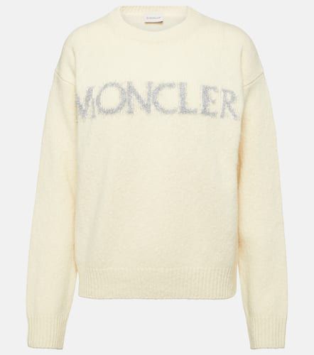 Moncler Pull en laine à logo - Moncler - Modalova