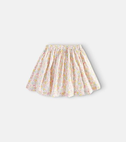 Jupe Suzon en coton à fleurs - Bonpoint - Modalova