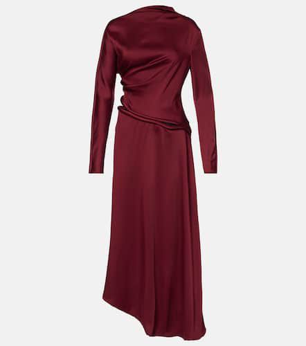 Robe midi en crêpe de satin - Victoria Beckham - Modalova