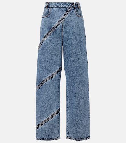 Alaïa Jean ample Spiral à taille haute - Alaia - Modalova