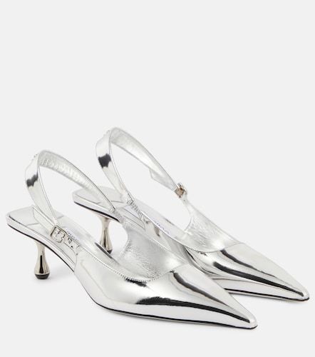Escarpins slingback Amel en cuir métallisé - Jimmy Choo - Modalova