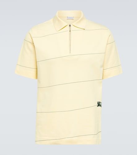Polo EKD en coton à rayures - Burberry - Modalova