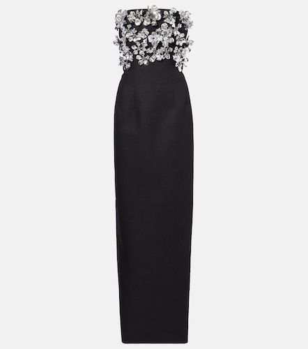 Robe longue Laelia à ornements - Emilia Wickstead - Modalova