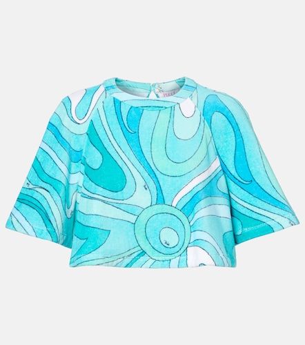 Pucci Top raccourci Iride en coton - Pucci - Modalova