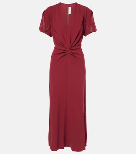 Robe midi en laine mélangée - Victoria Beckham - Modalova