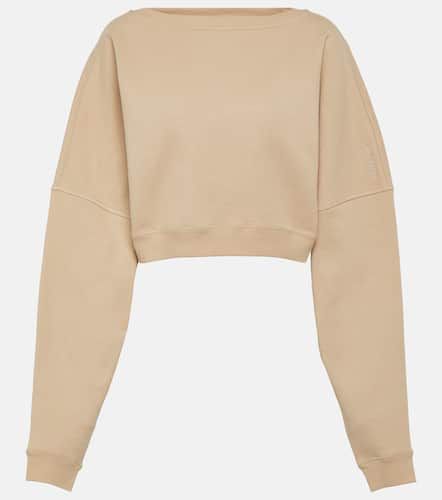 Sweat-shirt raccourci en coton - Saint Laurent - Modalova