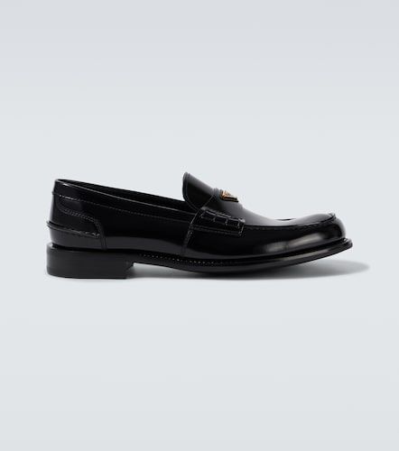 Prada Mocassins en cuir à logo - Prada - Modalova