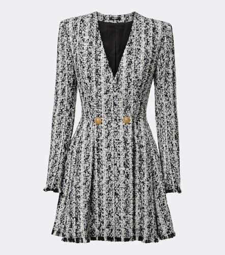 Balmain Robe en tweed - Balmain - Modalova