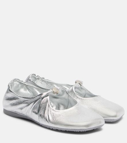 Ballerines Mary Jane Pebble Soft en cuir métallisé - Loewe - Modalova