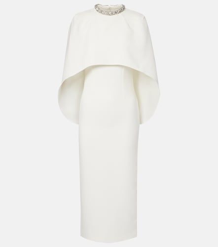 Robe midi en crêpe à cristaux - Roland Mouret - Modalova