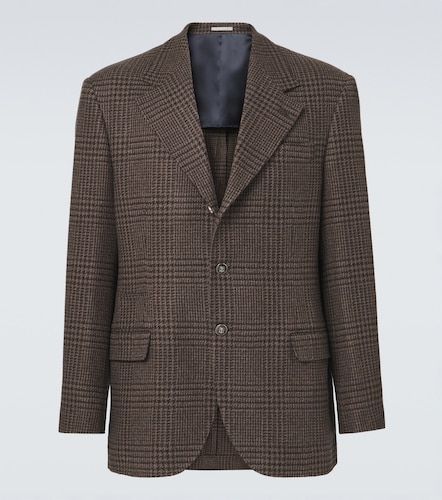 Blazer Prince de Galles en cachemire - Brunello Cucinelli - Modalova