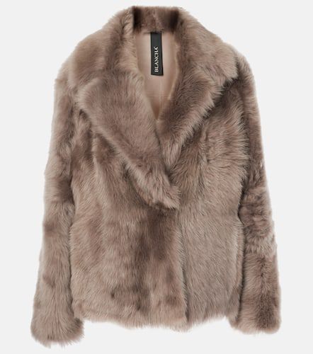 Blancha Veste en shearling et cuir - Blancha - Modalova