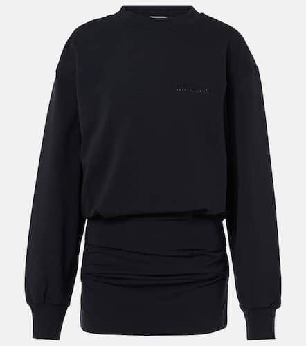 Robe sweat-shirt en coton mélangé - The Attico - Modalova