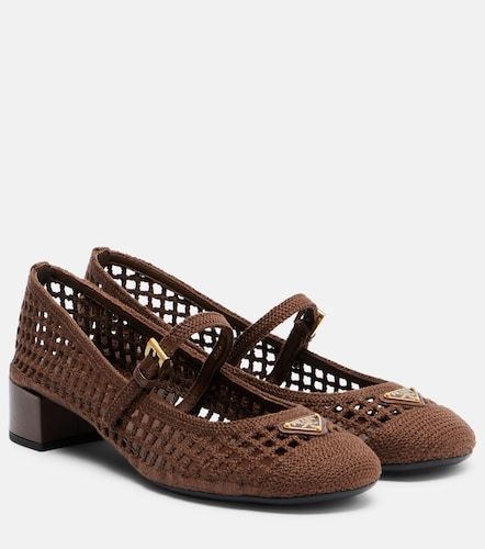 Prada Ballerines Mary Jane à talon - Prada - Modalova