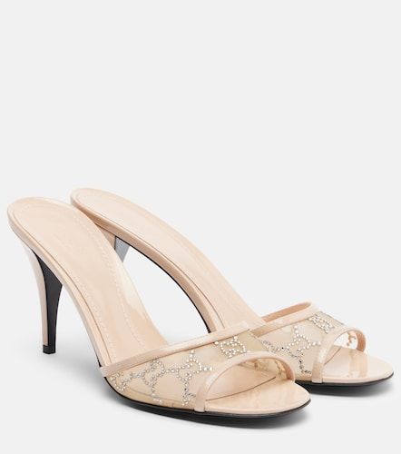 Mules Erin GG en cuir à ornements - Gucci - Modalova